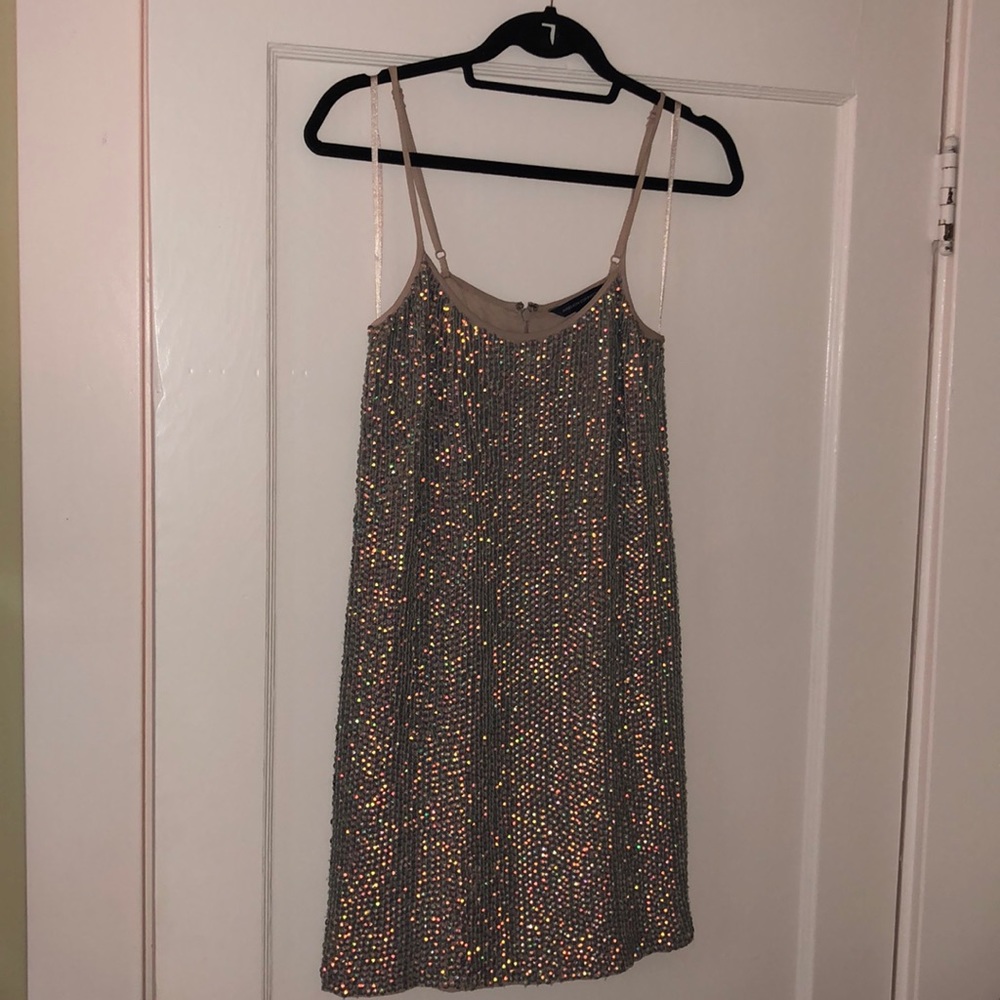 French Connection Disco Sequin Dress